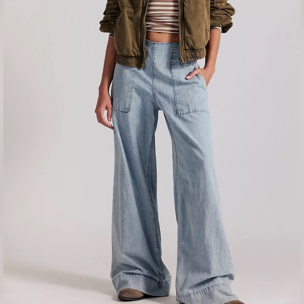 We The Free Breezy Denim Pull-On Jeans